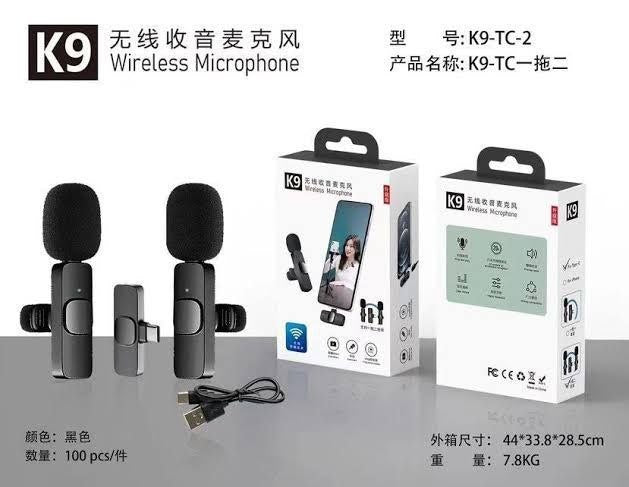 k9 wireless mic